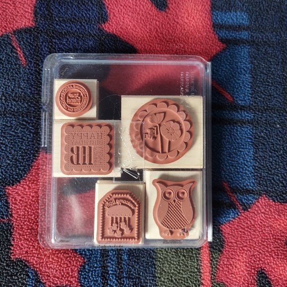 Stampin' Up! Wooden Stamp Set: Sale-A-Bration Punch Bunch - Picture 2 of 2
